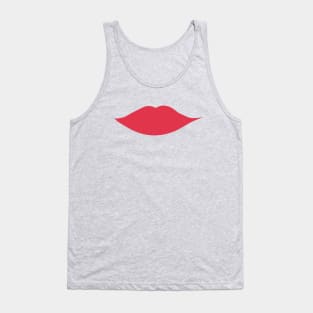 Red lips Tank Top